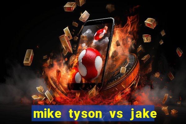 mike tyson vs jake paul assistir online